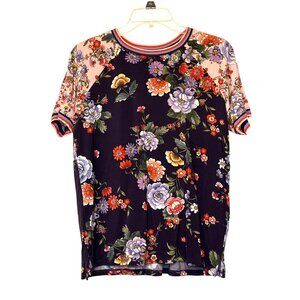 Johnny Was The Janie Favorite Elsa Raglan Tee Floral Design S